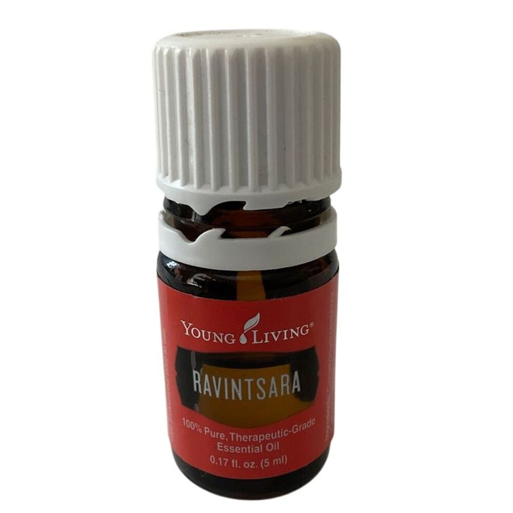 Young Living Ravintsara Essential Oil‎ Blend Opened Half Full